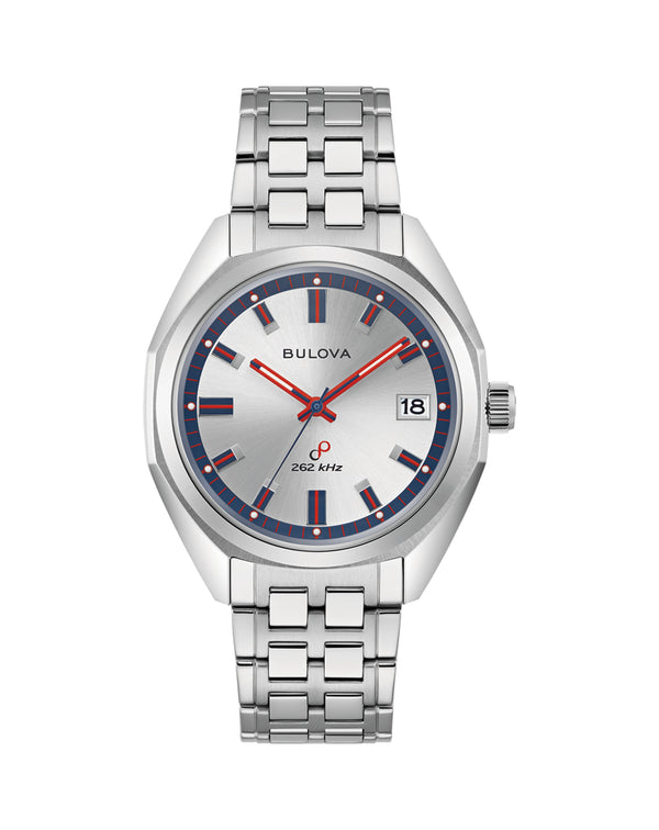 新同 BULOVA 96B229 PRECISIONIST 高振動年差クオーツ Bulova Icon Precisionist Men's Grey Black Dial Chronograph