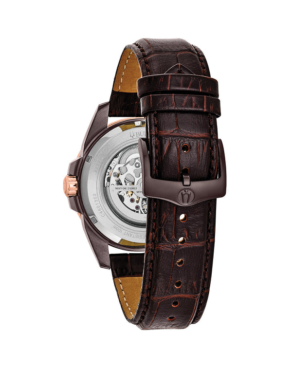希少　満足品　BULOVA 98A165 腕時計 スケルトン自動巻　凄存在感！ 98A165 Bulova Men's Classic Automatic Watch