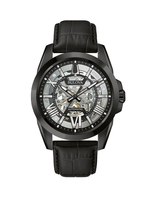 Black Strap Watches | Buy Online | Bulova