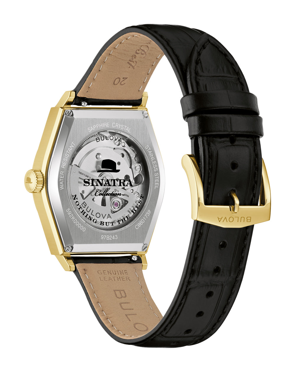 Bulova Frank Sinatra "Nothing But The Best" Automatic Men's Watch 97B243 Seiko Bulova Frank Sinatra "Nothing But The Best" Automatic Men's Watch 97B243 Seiko