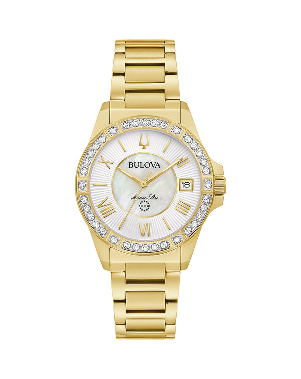 98R294 Bulova Women's Marine Star Diamond Watch